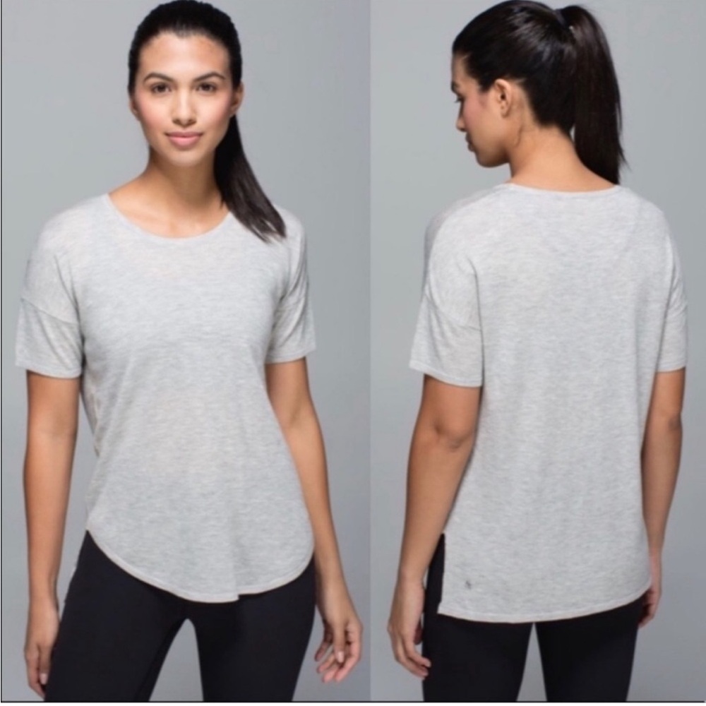 Lululemon Daya Knit Cashmere Blend Tee